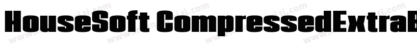 HouseSoft CompressedExtraBold字体转换